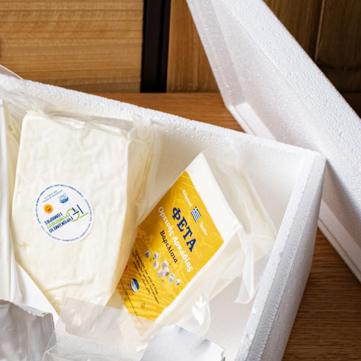 3 Packs of Barrel Aged Feta PDO from Peloponnese - Bundle - Greek Flavours