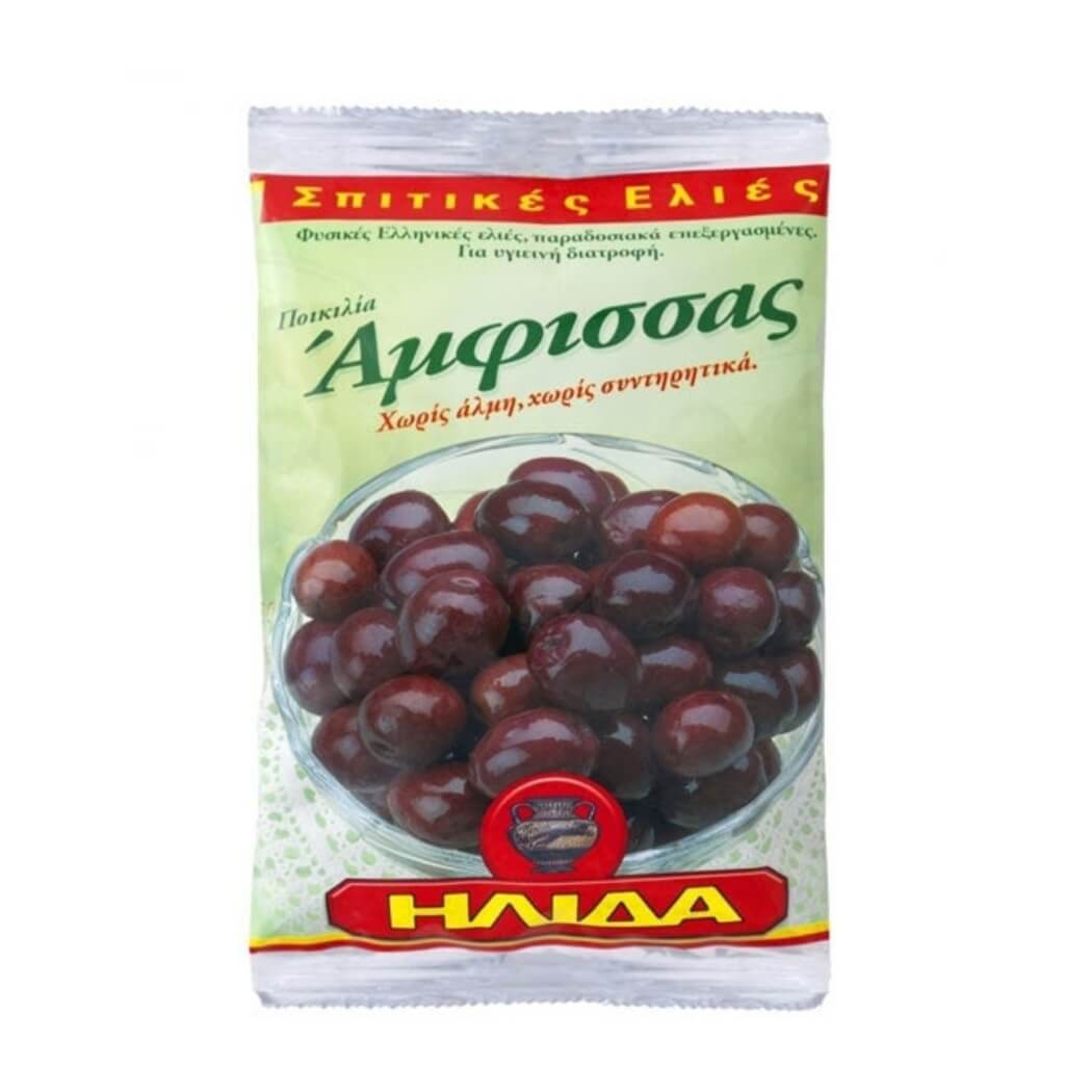 Black Olives from Amfissa - 3x250g - Greek Flavours