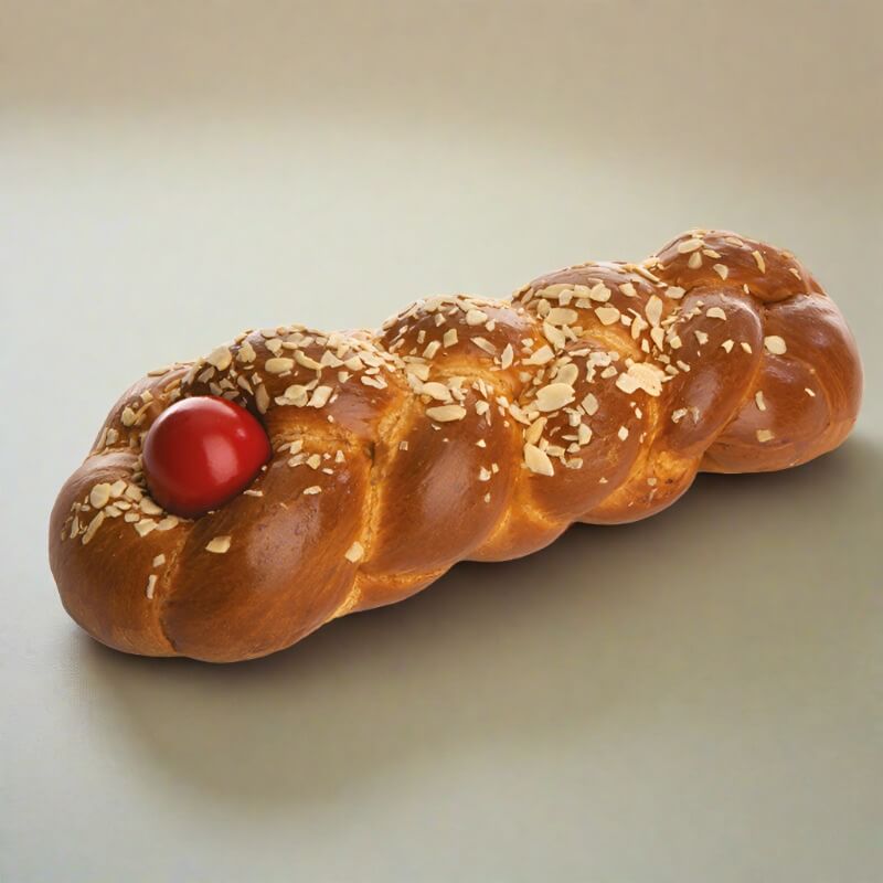 Easter Tsoureki with egg - 500g - Greek Flavours