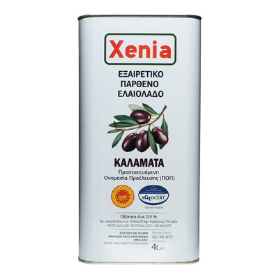 Evoo Xenia PDO Kalamata - 4L - Greek Flavours
