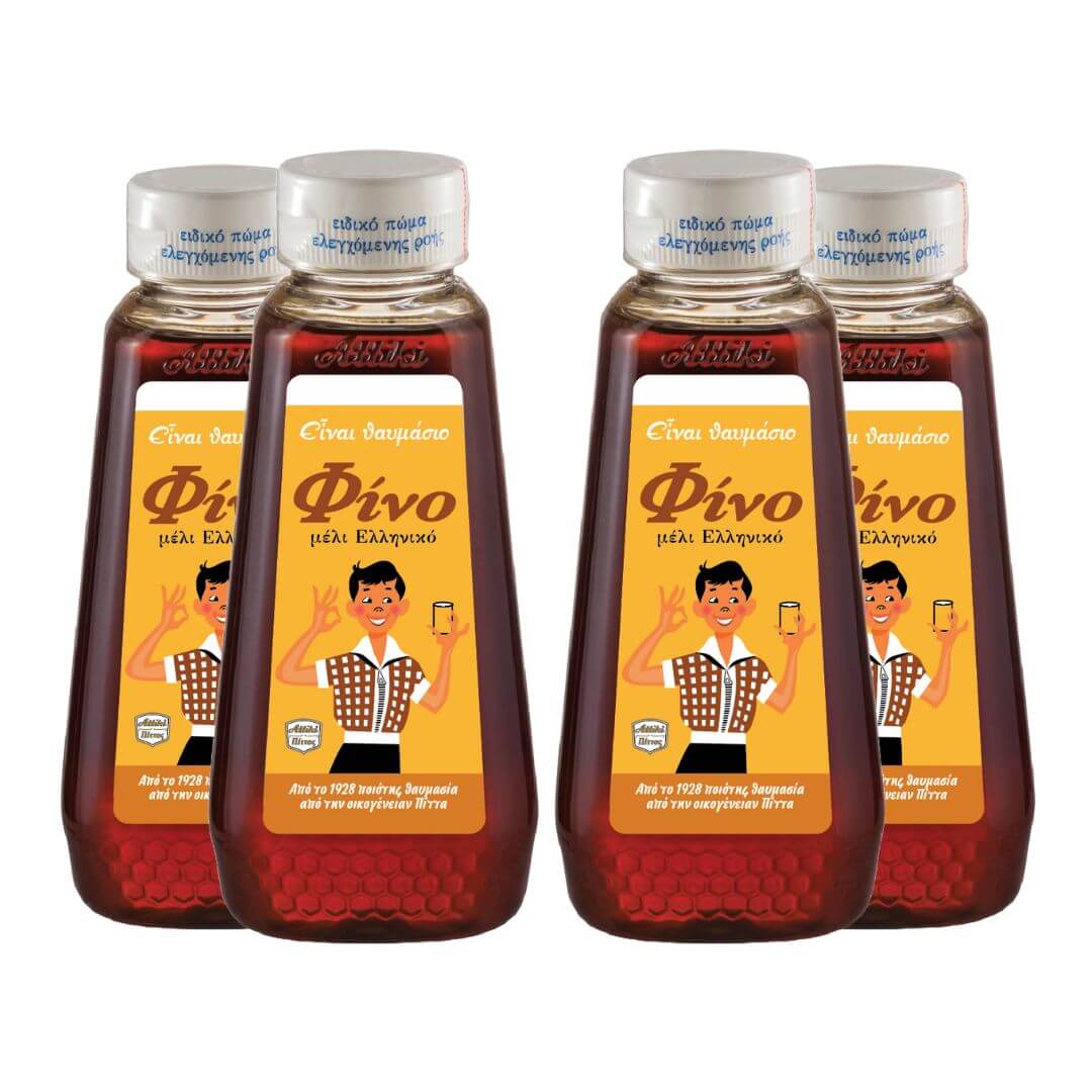 Forest honey Fino Attiki - 4x470g - Greek Flavours