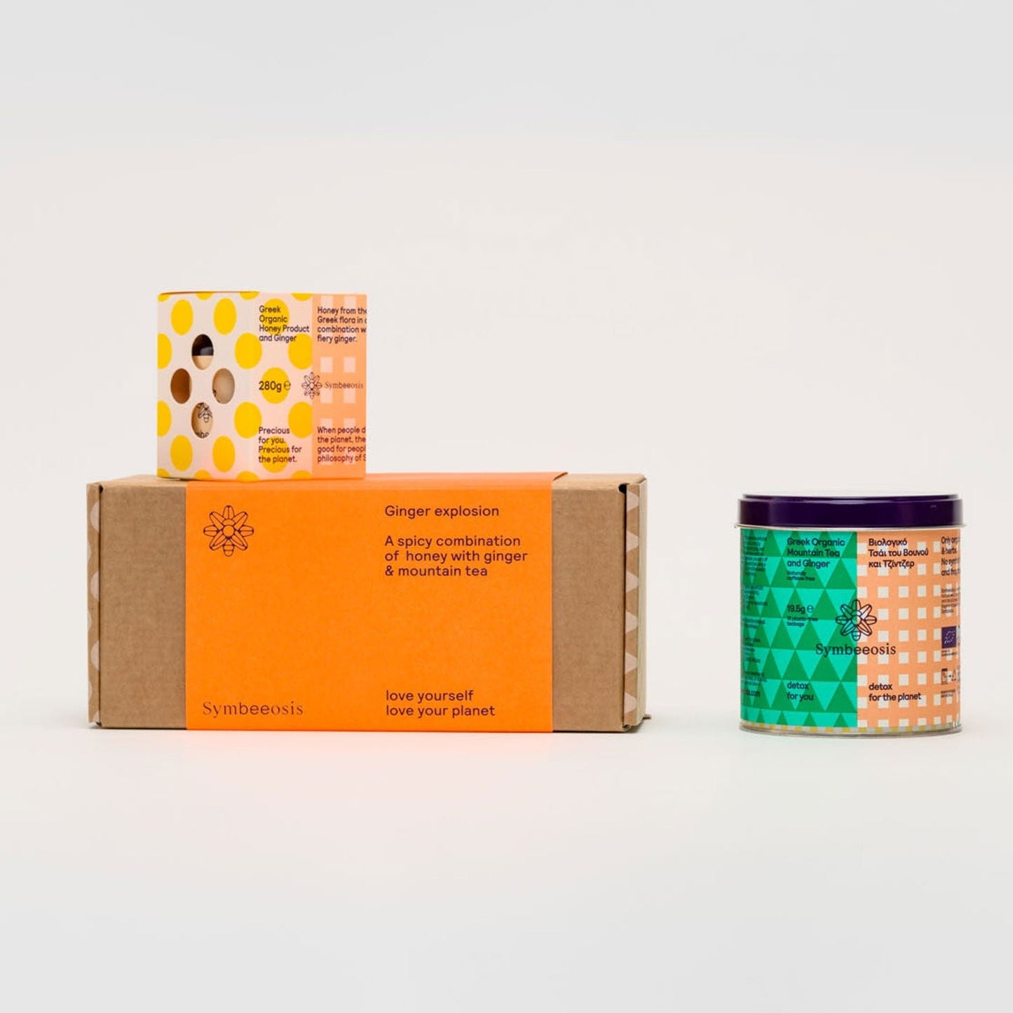 GIFT PACK - Ginger Explosion - Symbeeosis - Greek Flavours