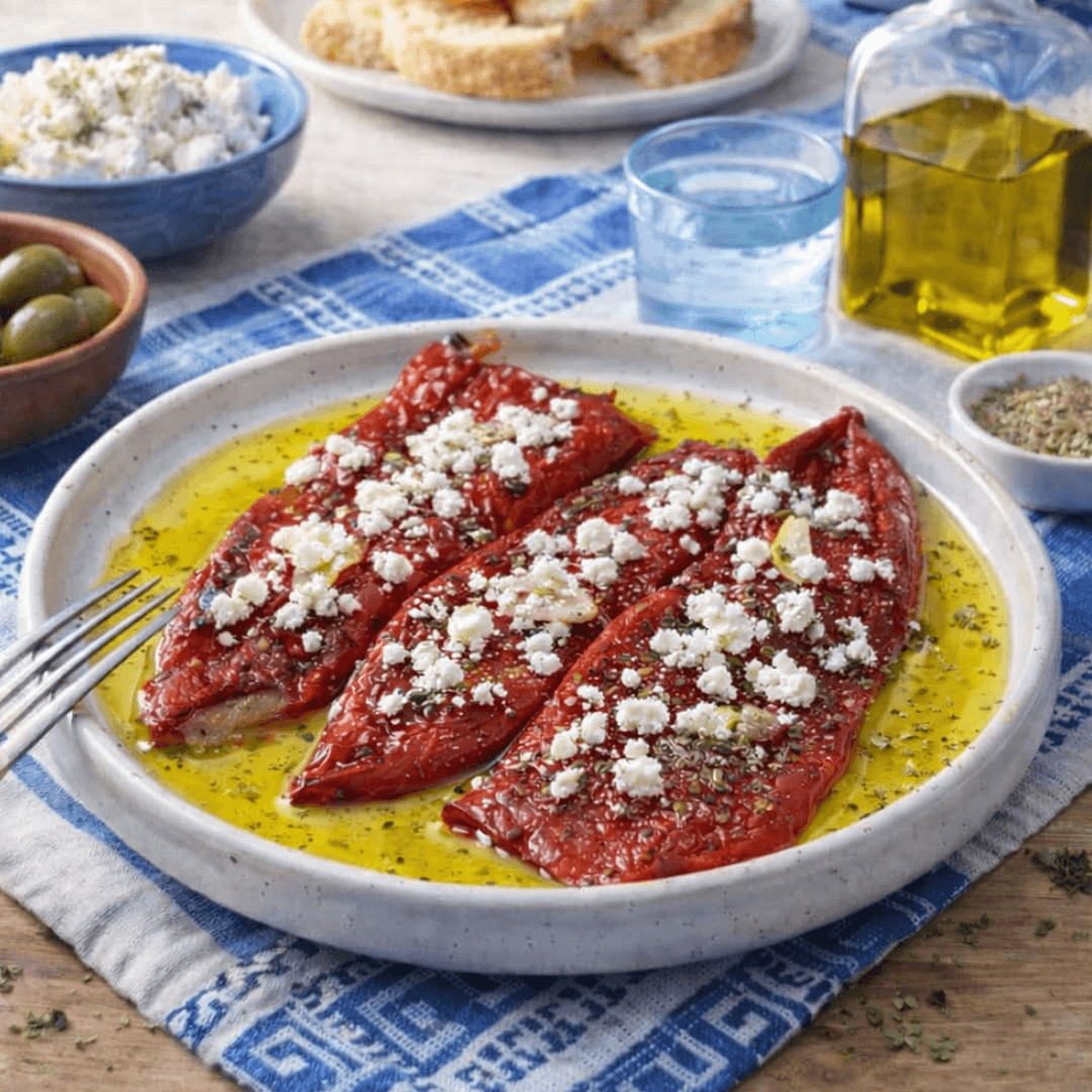 Greek Roasted Red Peppers – Sweet & Smoky Mediterranean Antipasti (480g) - Greek Flavours