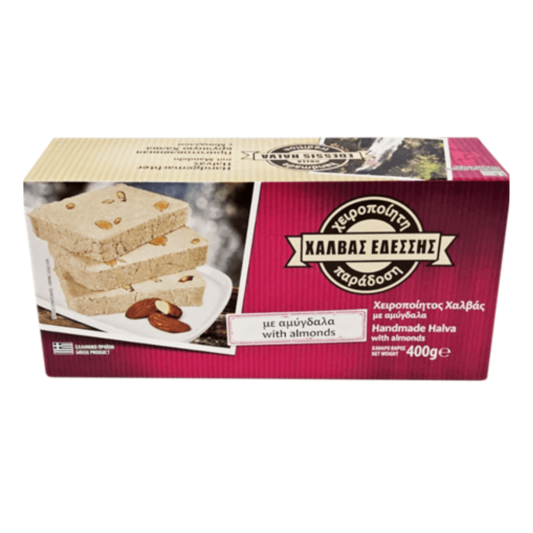 halva aufbewahren Halva mit Mandeln aus Edessa - 400g