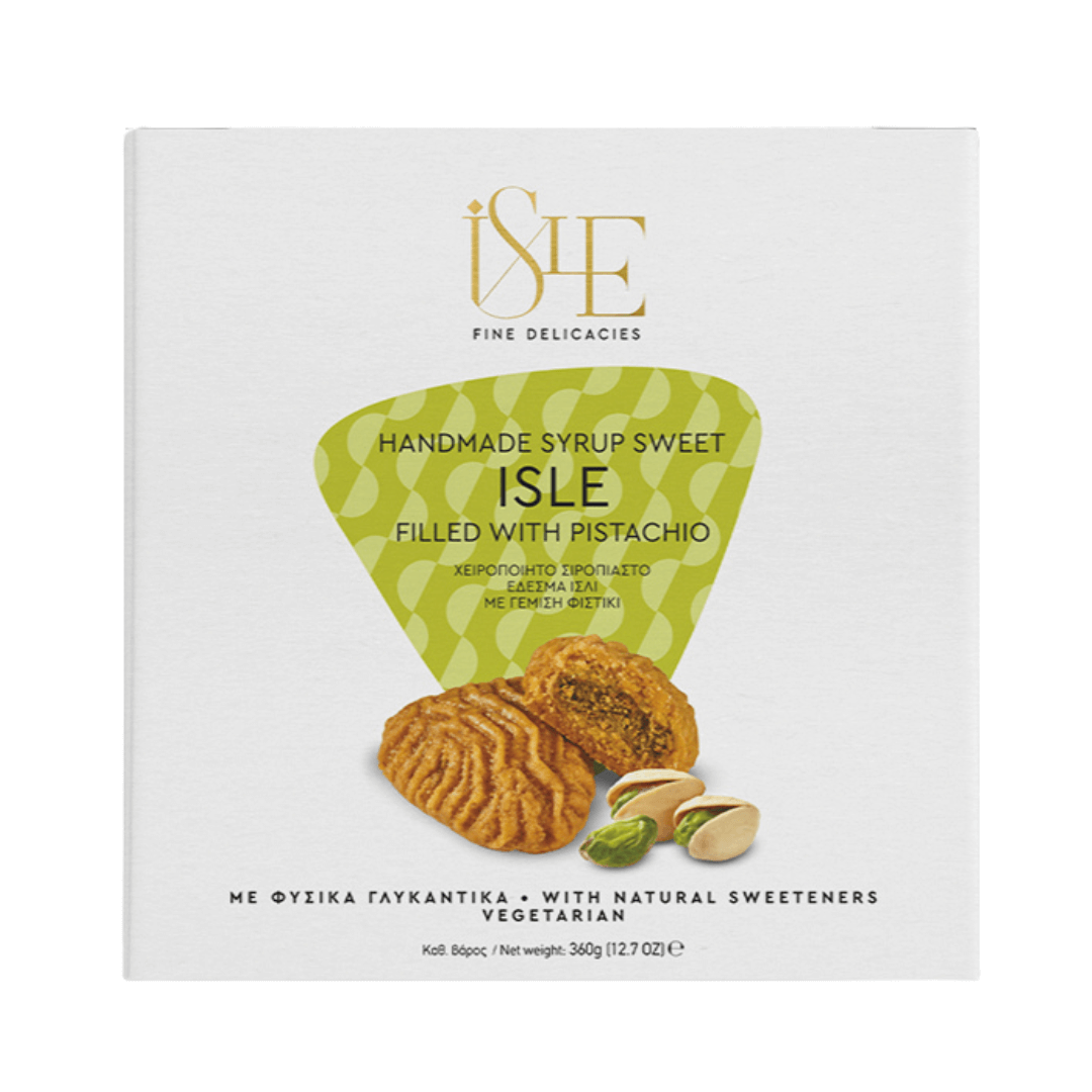 Handmade sweet Isli with Pistachio - 360g - Greek Flavours