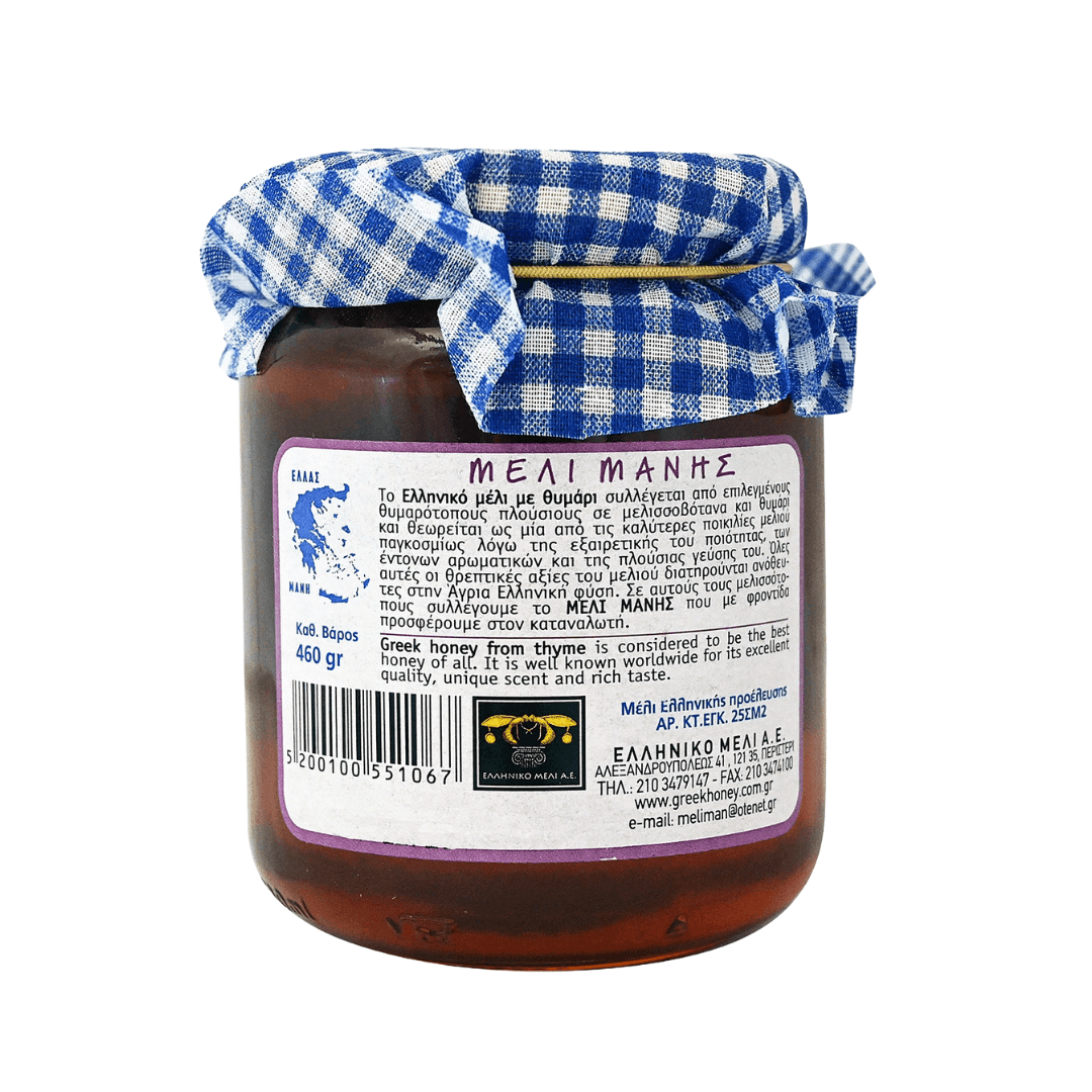 Manis Thyme Honey – Premium Greek Selection (460g) - Greek Flavours