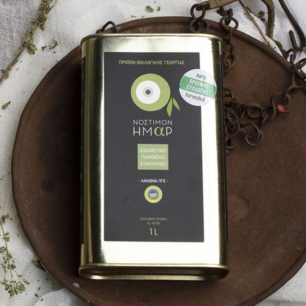 Organic Evoo Nostimon PGI Lakonia - 1L - Greek Flavours