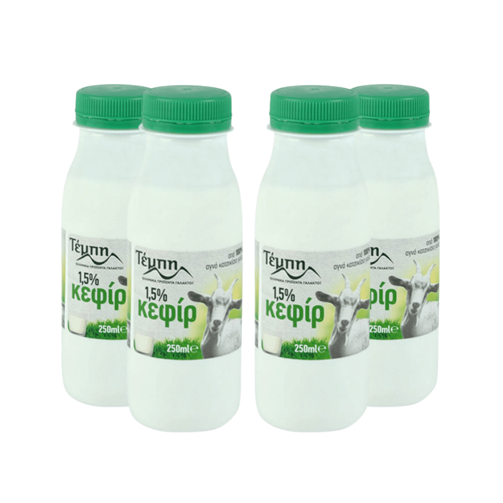 Organic goat kefir premium - 4x250ml - Greek Flavours