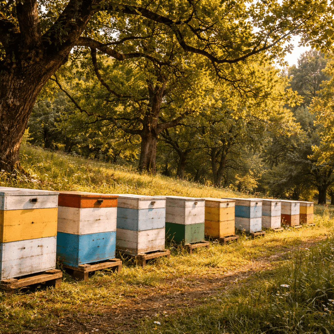 Organic Greek Oak Honey from Arcadia – Rare Dark Honeydew Honey | 450g - Greek Flavours