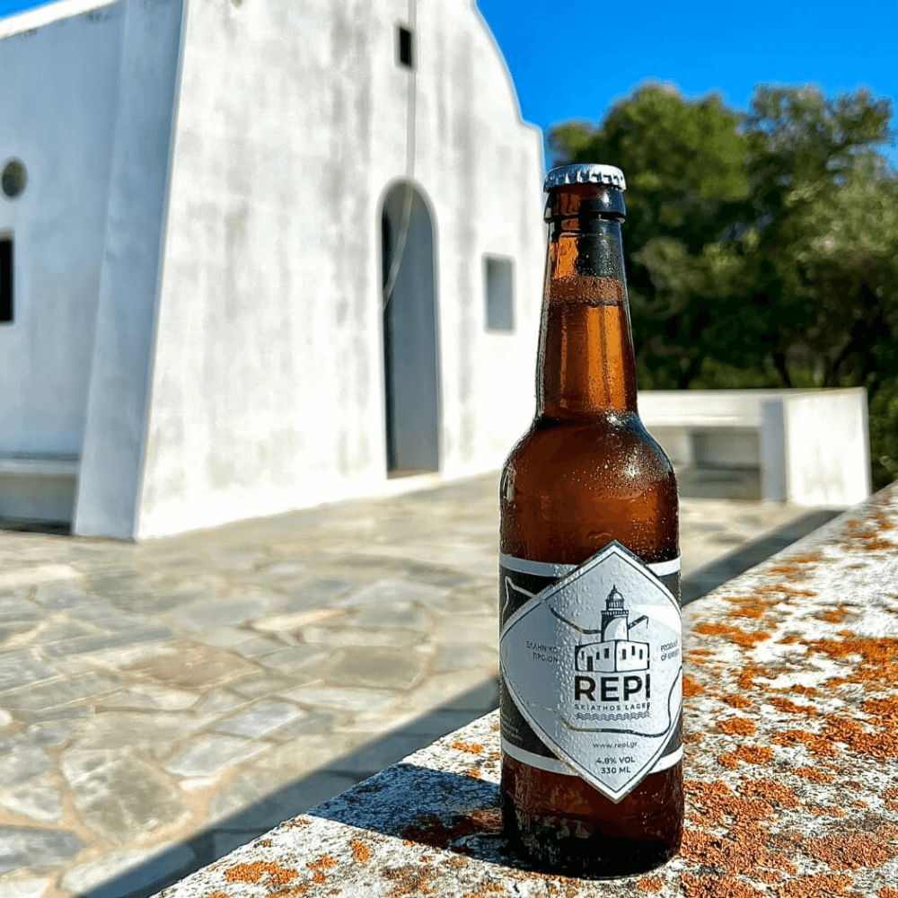 Repi Skiathos Beer Lager - 330ml - Greek Flavours