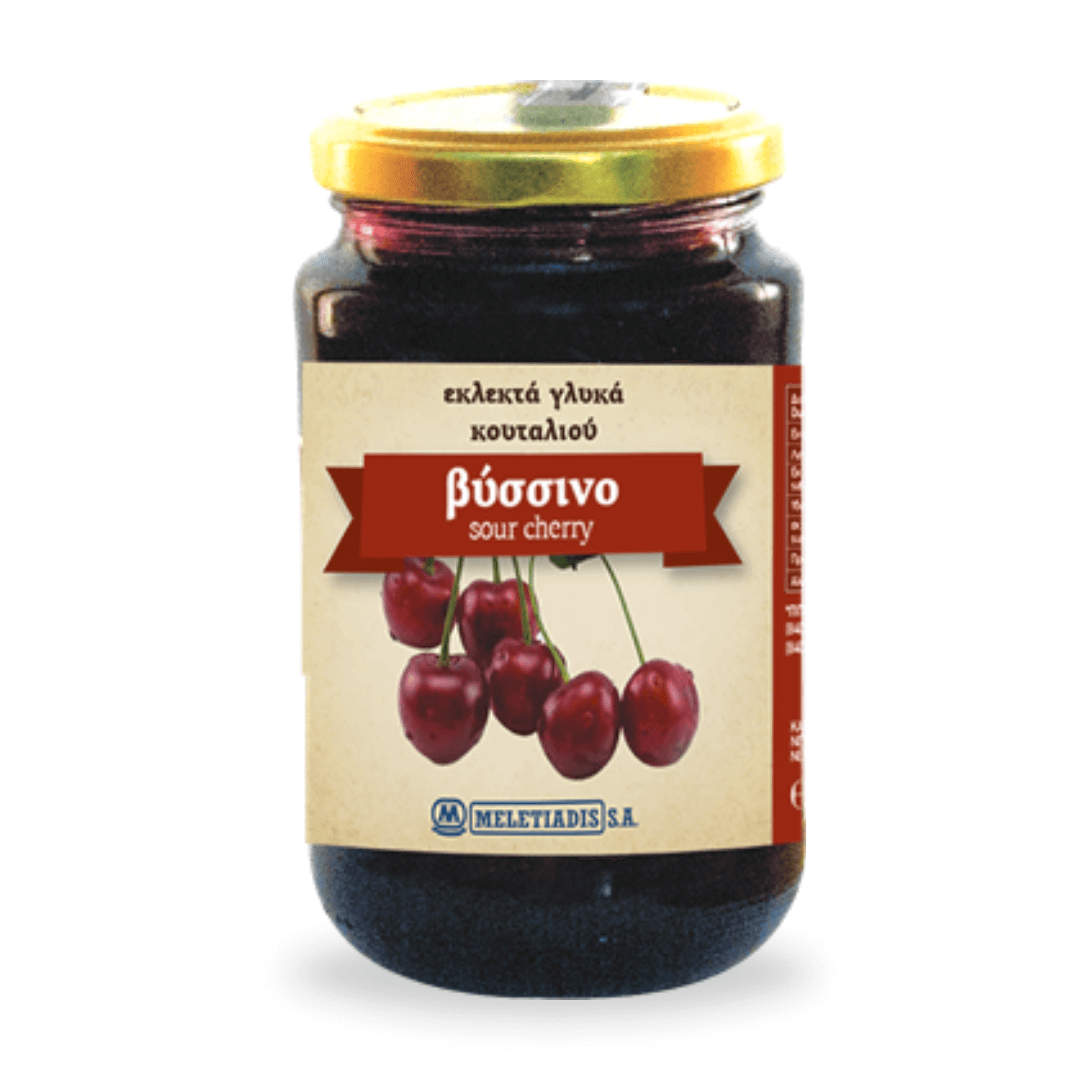 Sour Cherry spoon sweet - 454g - Greek Flavours