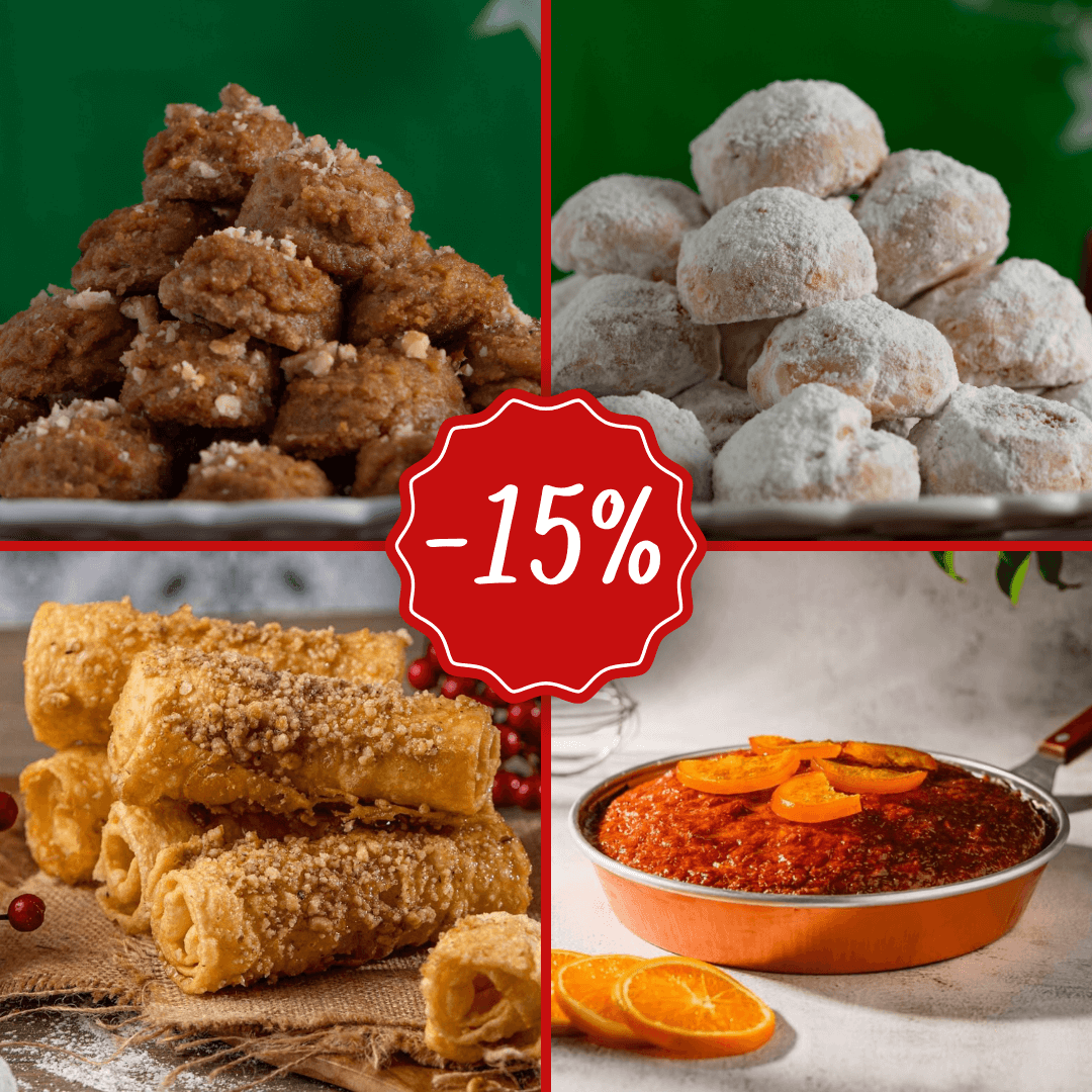 The Classic Greek Christmas Quartet – Premium Festive Selection (3.7kg Total) - Greek Flavours