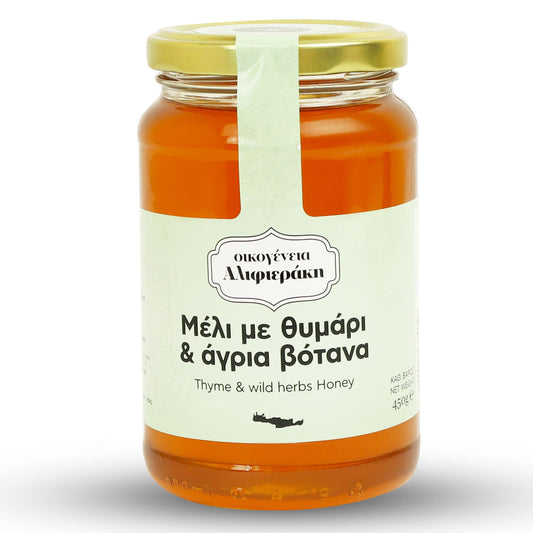 Greek-Grocery-Greek-Products-cretan-thyme-wild-flowers-honey-450g