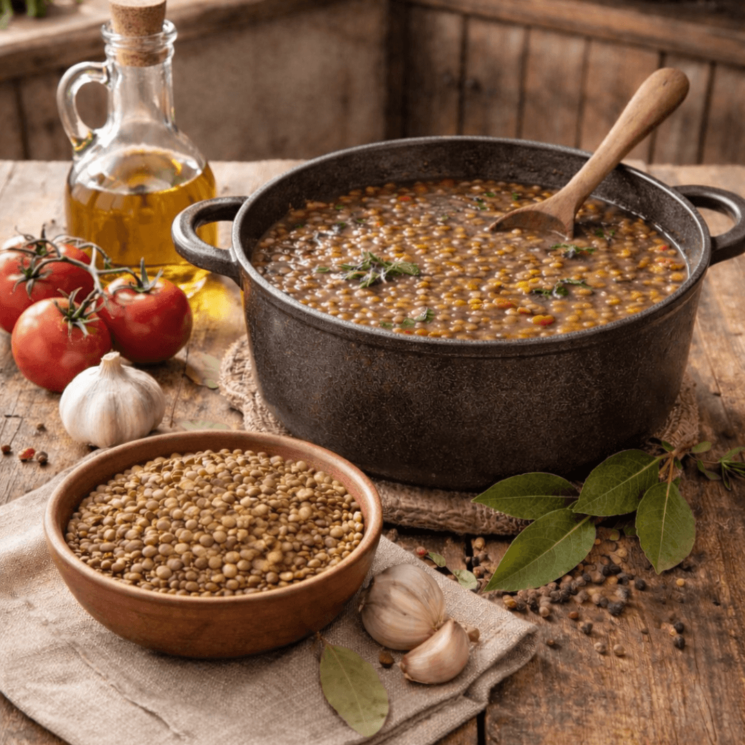 Traditional Farsala Lentils – Greek Legumes Rich in Protein & Fibre (500g) - Greek Flavours
