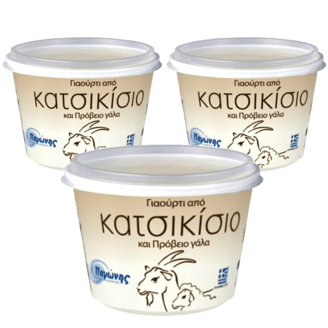Traditional goat and sheep yogurt - 3x220g - Greek Flavours