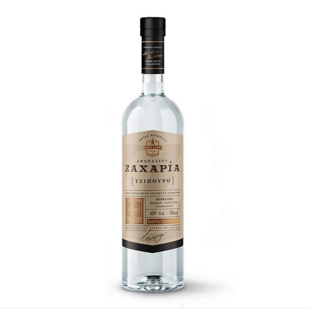 Tsipouro Zacharia without anise - 700ml - Greek Flavours