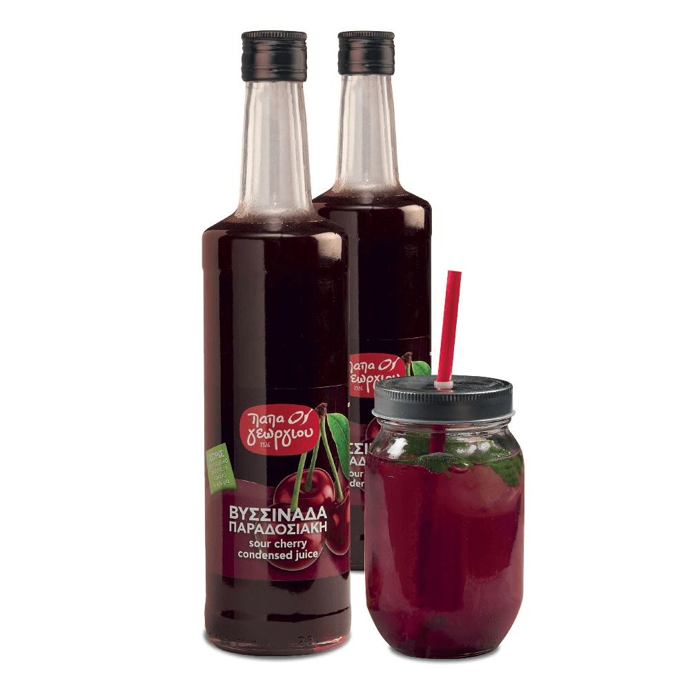 Vissinada Sour Cherry Condensed Juice - 900g - Greek Flavours