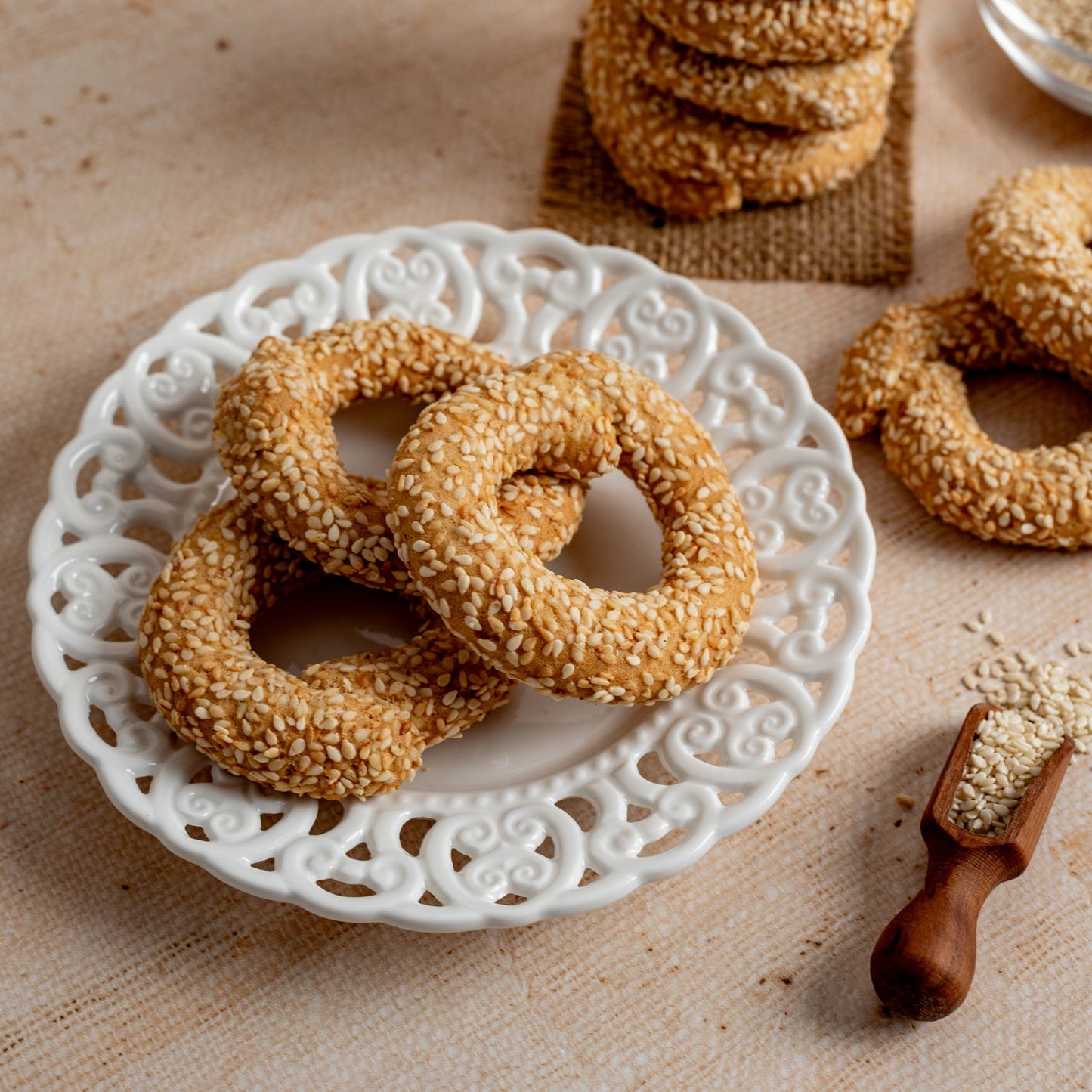 Wheat Ring breadsticks - 500g - Greek Flavours