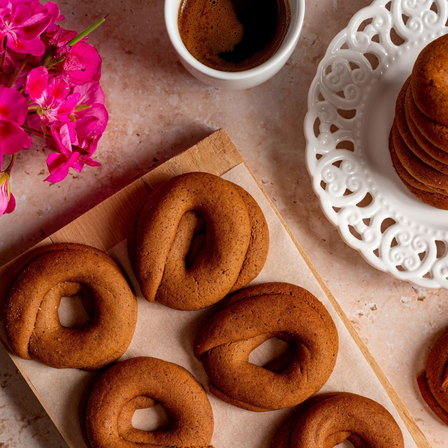 Moustokouloura cookies (no sugar) - 500g - Greek Flavours