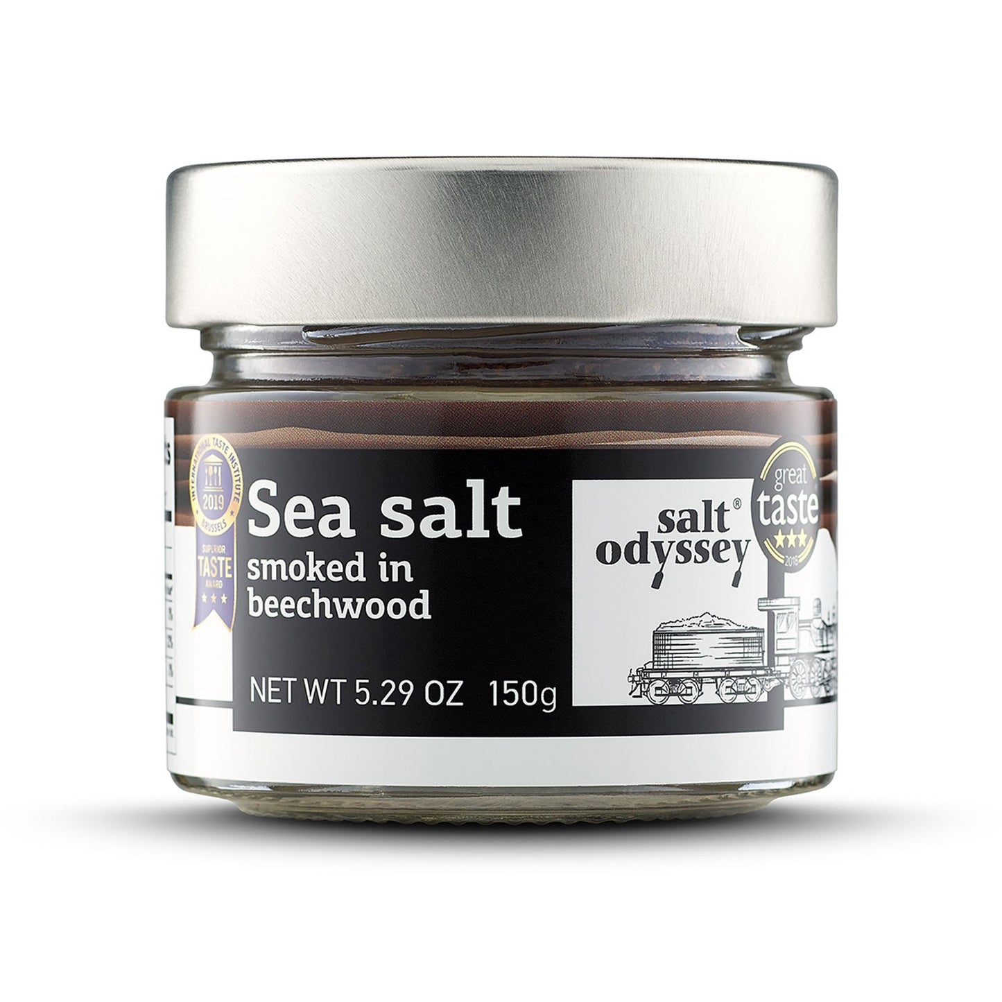 Smoked sea salt - 150g - Greek Flavours