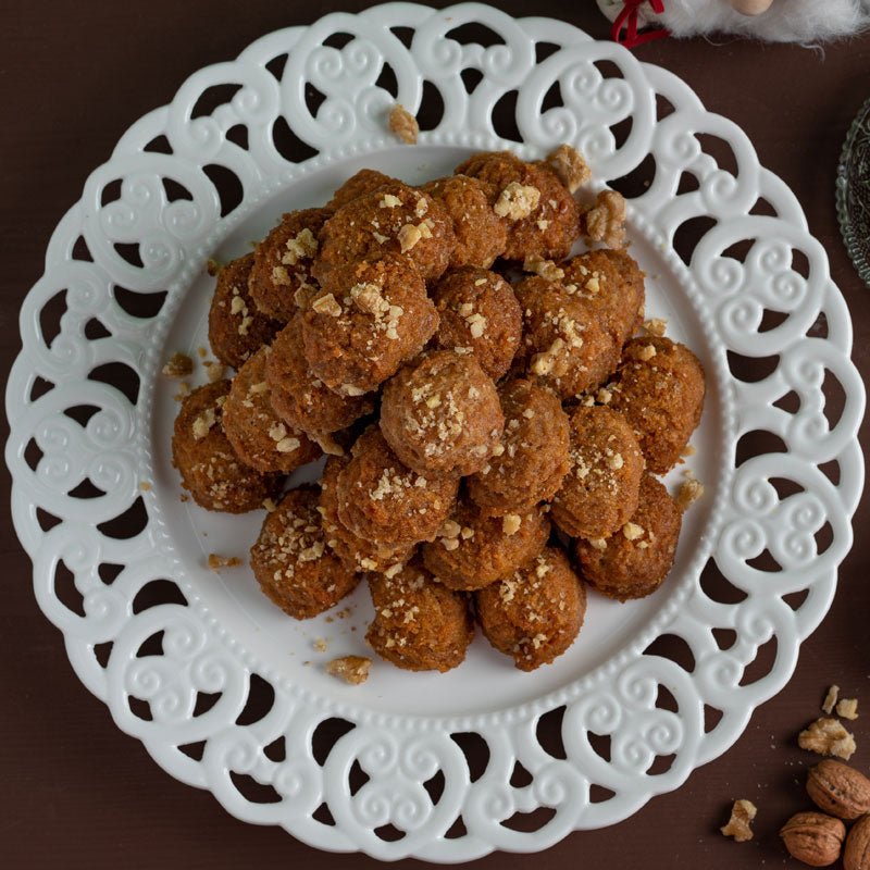 melomakarona aufbewahrung Frische Melomakarona aus Athen – Traditionelle Honigkekse (1kg)