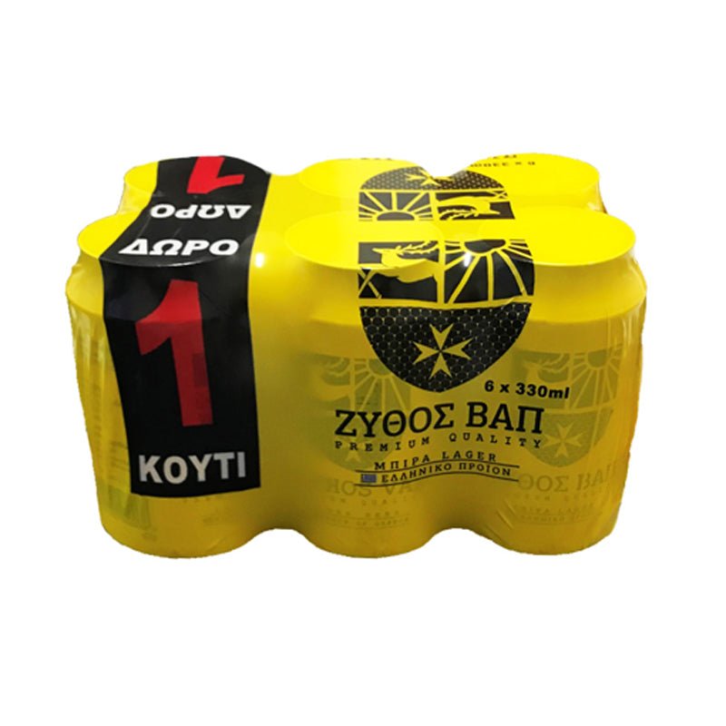 Zythos VAP Beer can - 6x330ml - Greek Flavours