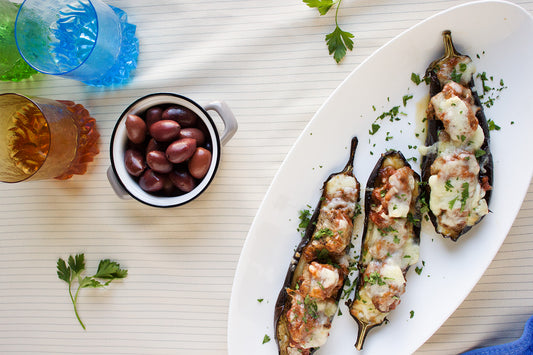 Papoutsakia eggplant recipe from Naxos