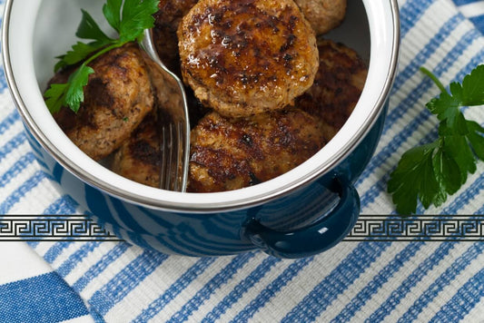 The delicious Greek bifteki on your table! - Greek Flavours