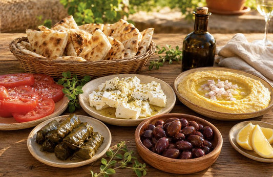 The Greek Summer Table at Home: A No-Cook Guide to Mezedes, Olives and Pita - Greek Flavours
