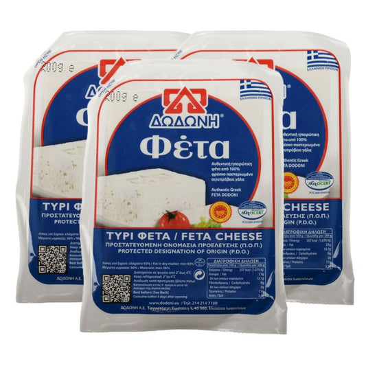 PDO feta cheese Dodoni - 3x200g