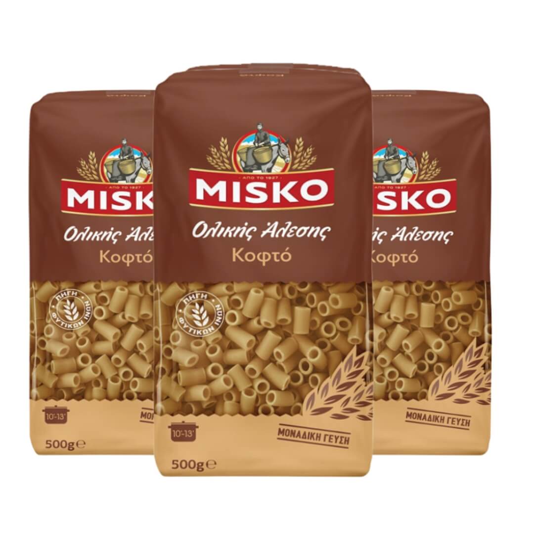 Pasta kofto integrale Misko - 3x500g