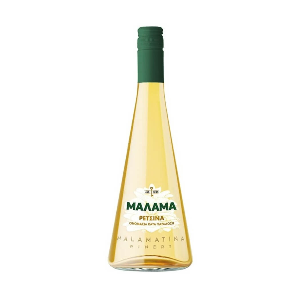 Retsina Malama Bianca 500ml Malamatina, vendita online retsina greca ...