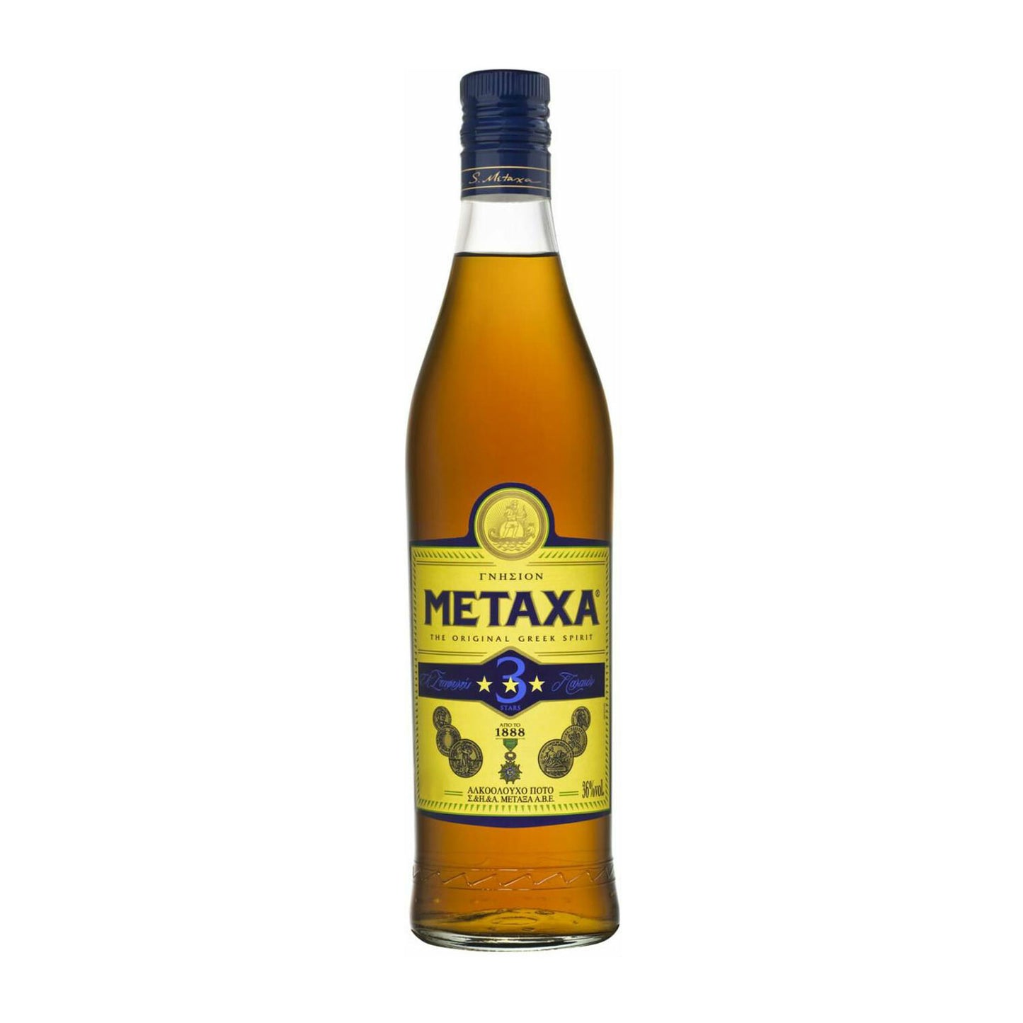Greek Brandy Metaxa 3 Star 350ml, online sale of Greek products Greek