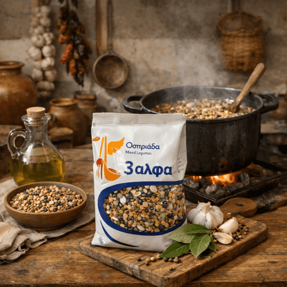 Mélange Traditionnel de Légumineuses et Sarrasin – Riche en Protéines Méditerranéennes (500g)