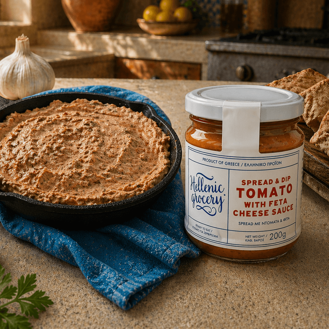Aegean Delight – Tomato & Authentic Greek Feta Spread (200g) - Greek Flavours