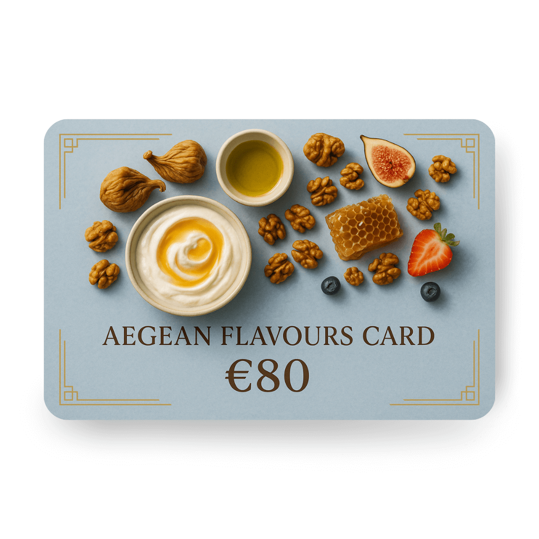 Aegean Flavours Gift Card – Mediterranean Experience - Greek Flavours