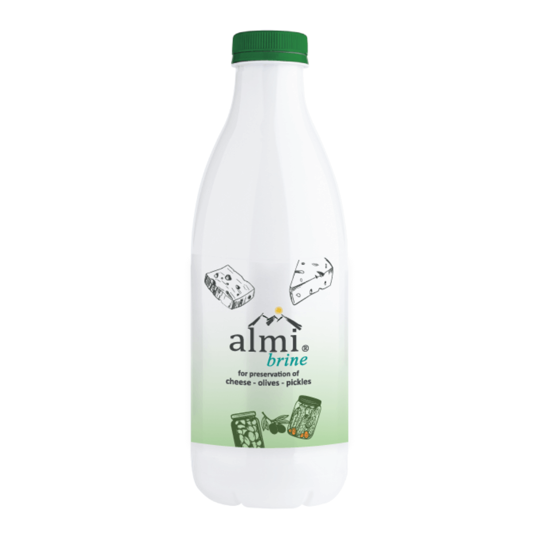 Almi Brine for Preservation of Feta, Cheese, Olives, Pickles - 1L - Greek Flavours