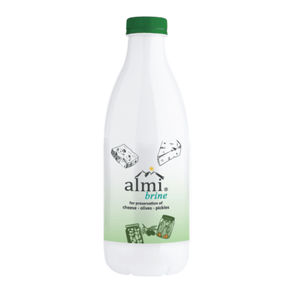 Almi Brine for Preservation of Feta, Cheese, Olives, Pickles - 1L - Greek Flavours