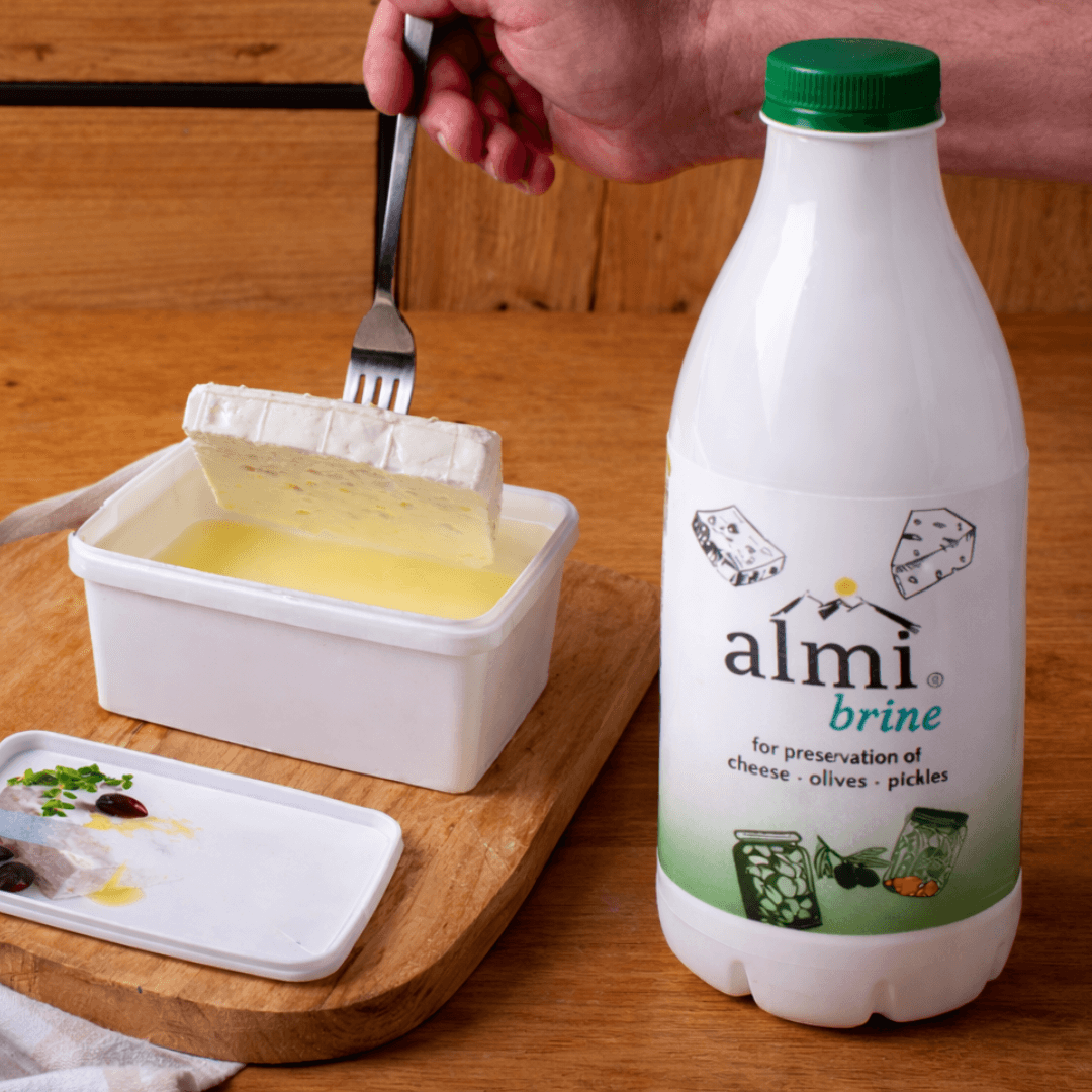 Almi Greek Brine Solution – Professional Preservation for Feta, Cheese & Olives (1L) - Greek Flavours