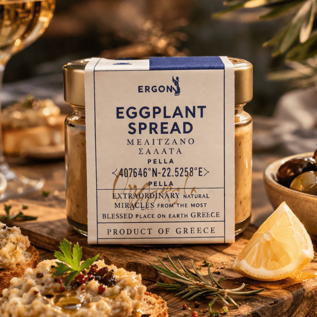 Ancient Smoke: Elite Artisanal Melitzanosalata – 90g - Greek Flavours