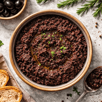 Authentic Kalamata Olive Tapenade – Hand - Harvested in Messinia (185g) - Greek Flavours
