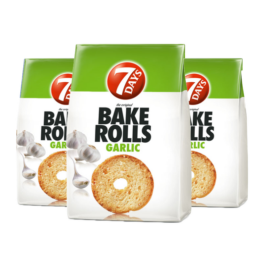 Bake Rolls Garlic 7DAYS - 6x150g