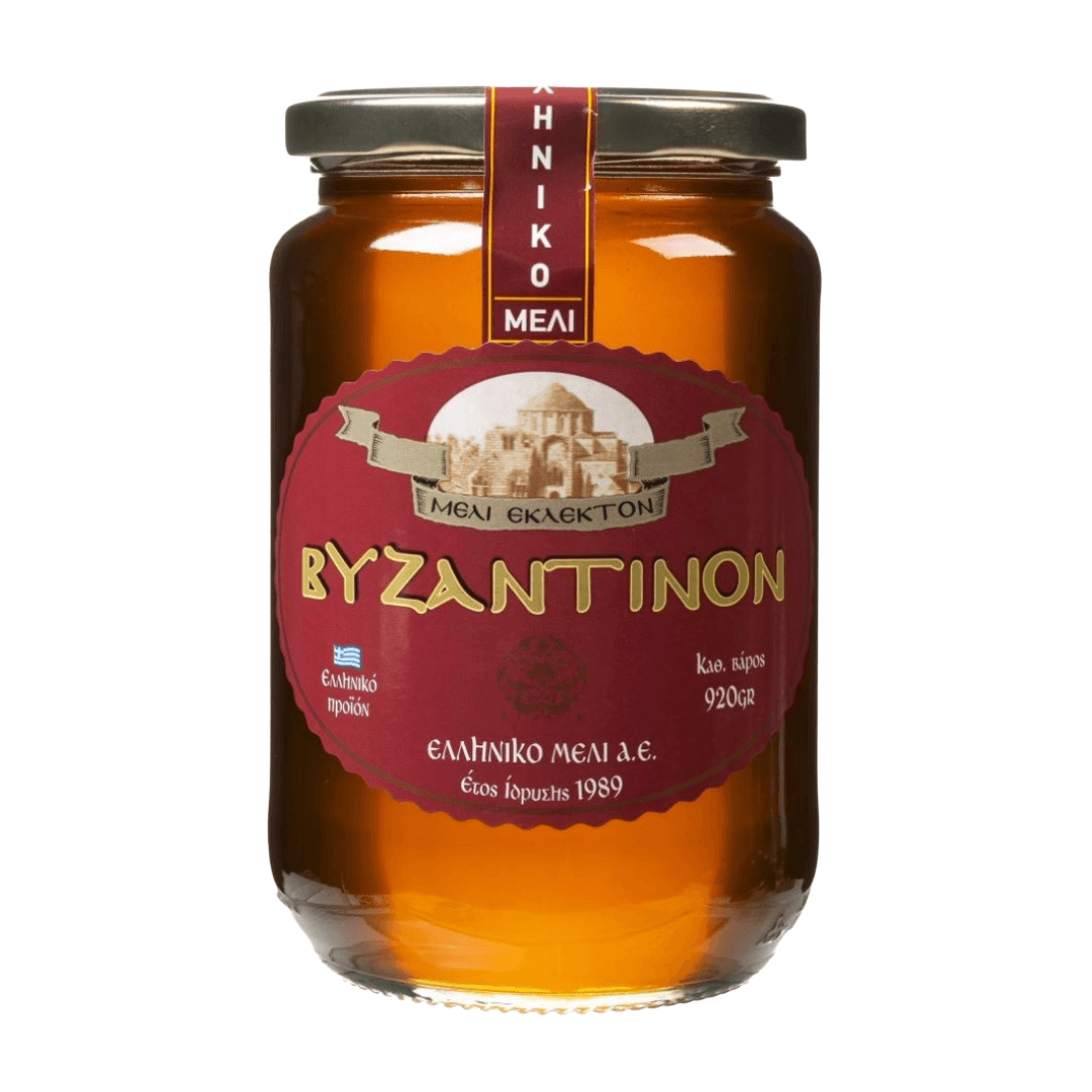Byzantine Wildflower Honey – Premium Greek Mountain Selection (920g) - Greek Flavours
