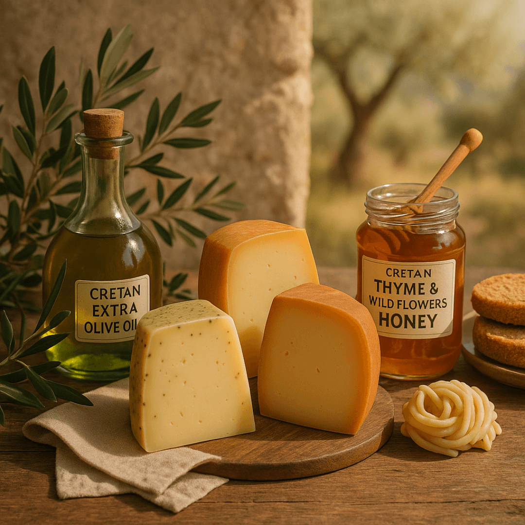 Crete Flavours Box – “The Island of Olive Oil & Honey” - Greek Flavours