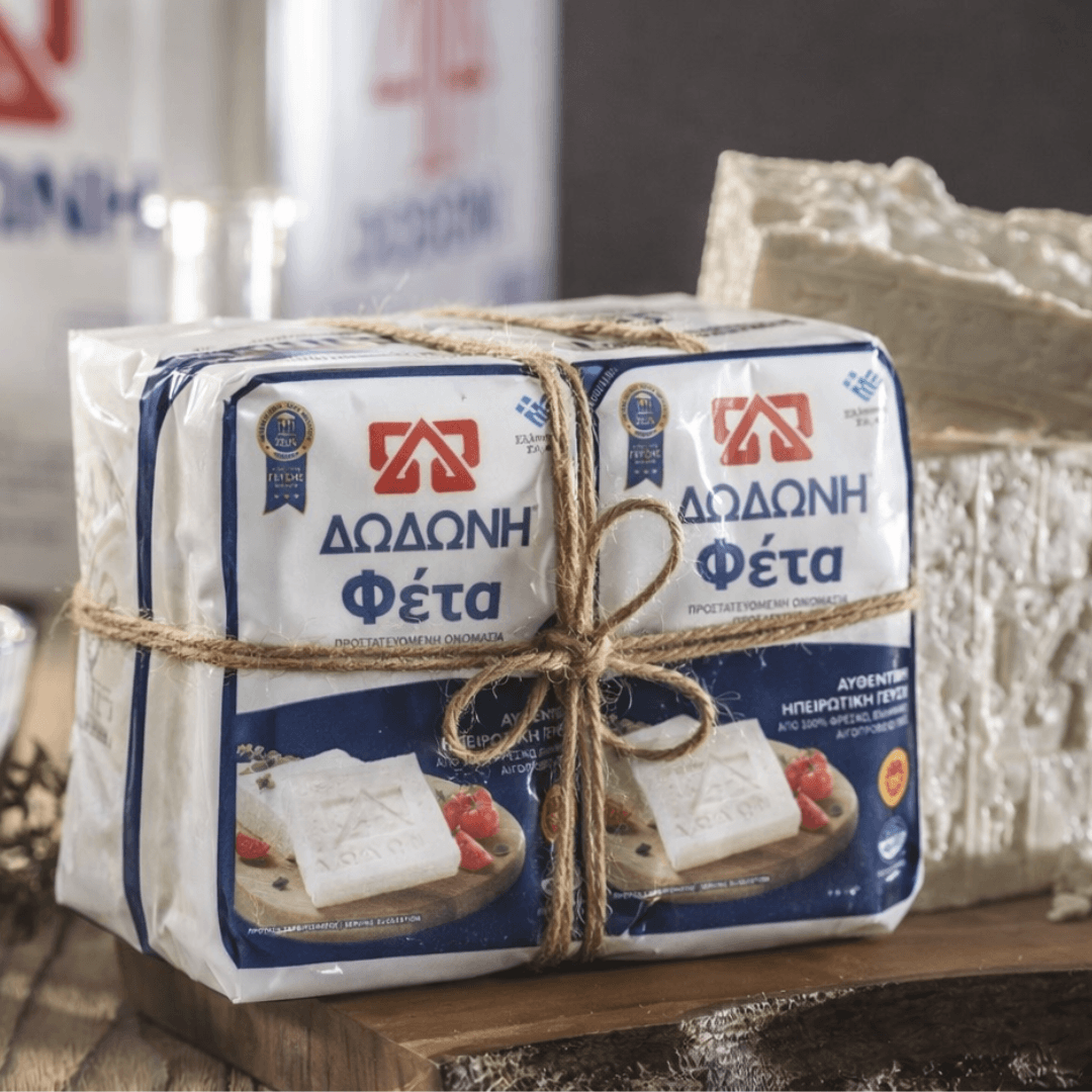 Dodoni PDO Greek Feta Cheese 3x200g | Authentic Epirus Multi-Pack