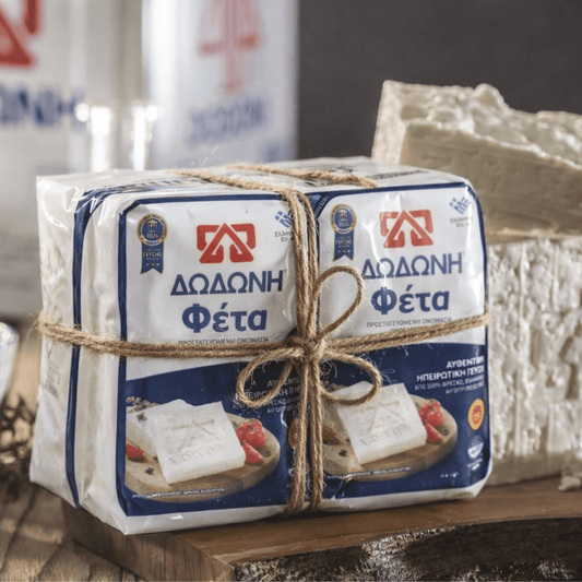 Dodoni PDO Greek Feta Cheese – 3x200g Fridge Pack (Authentic Epirus Selection) - Greek Flavours