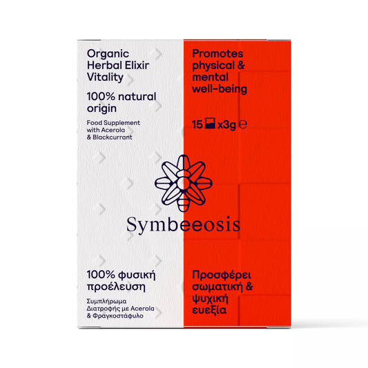 Elisir Vitality a base di erbe biologiche - 45g - Symbeeosis