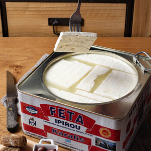 Feta PDO cheese in tin - 3.5kg - Greek Flavours