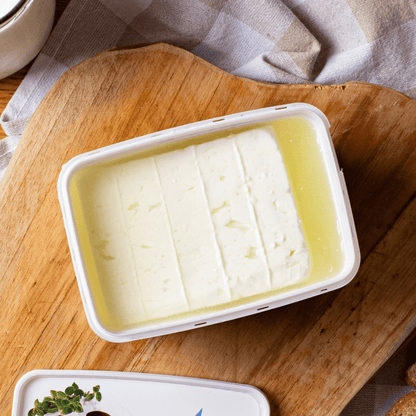 Feta PDO from Lesvos in brine – 1kg - Greek Flavours