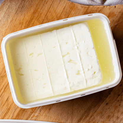 Feta PDO from Lesvos in Brine – 2kg Family Pack (13 x 150g Slices) - Greek Flavours